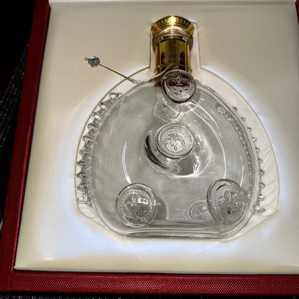 Louis XIII Remy Martin Empty Baccarat Crystal Decanter Set Red Box New Luxury